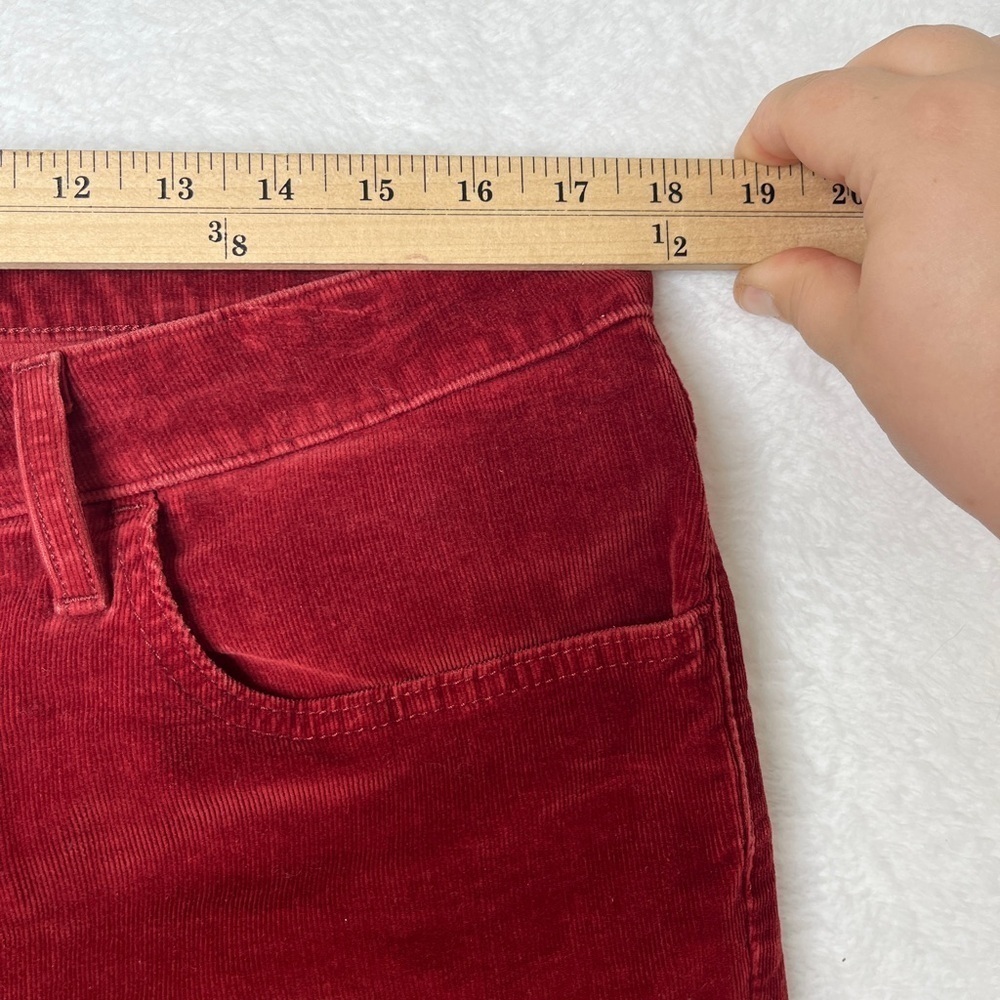 Levi’s 725 High Rise Boot Cut Maroon Corduroy Pants Sz 33 Academia Gilmore Girls - Picture 9 of 14